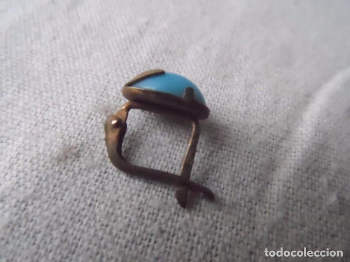 Joyeria: pendiente antiguo piedra turquesa - Foto 1