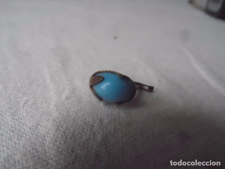 Joyeria: pendiente antiguo piedra turquesa - Foto 4