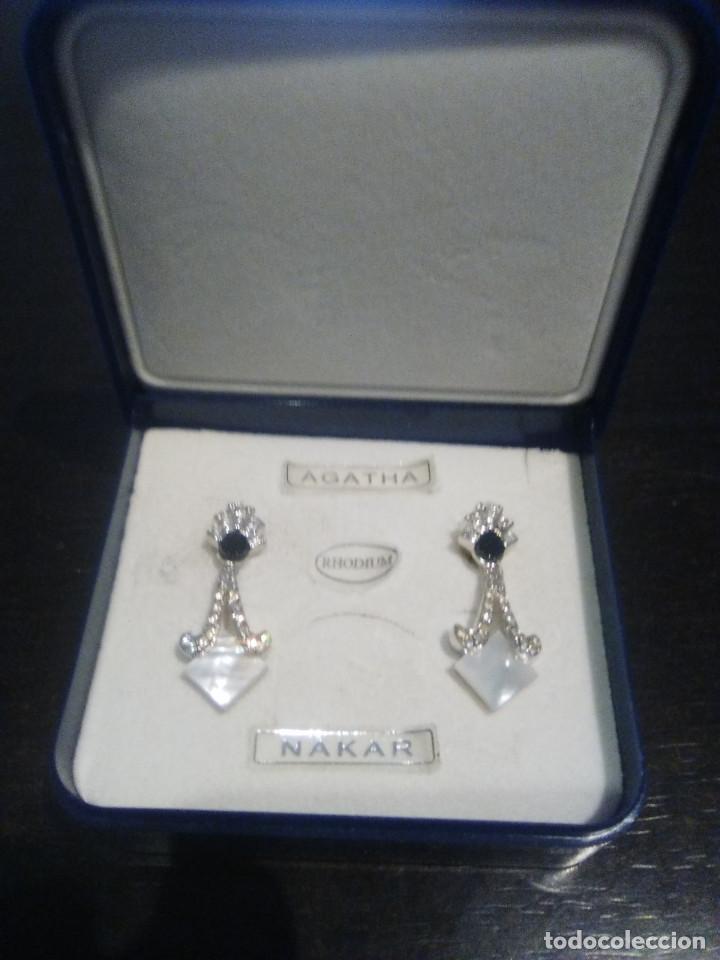 Schmuck: pendientes de nacar
