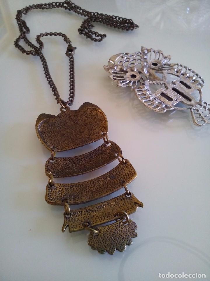 Joyeria: Dos collares de cadena y buhos - Foto 2