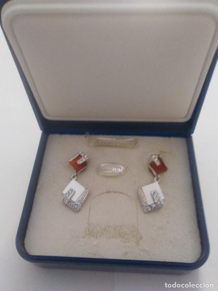 Schmuck: Pendientes de nacar endos tonos