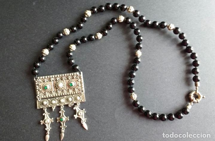 Joyeria: Collar &oacute;nix con medall&oacute;n. - Foto 1