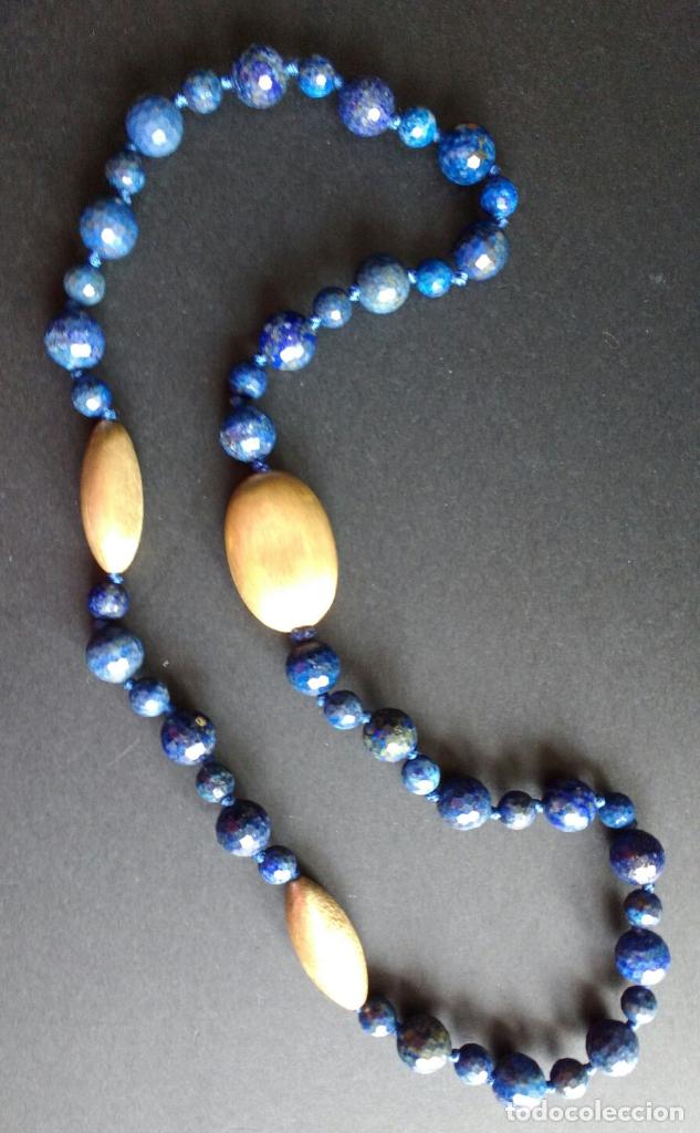 Joaillerie: Collar lapisl&aacute;zuli.