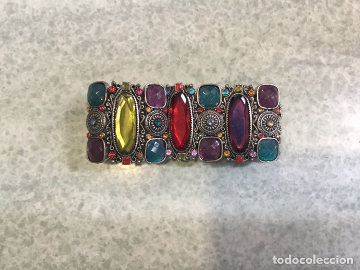 Schmuck: Pulsera de bisuter&iacute;a con imitaci&oacute;n piedras preciosas