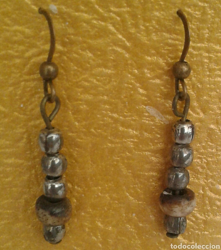 Joyeria: Pendientes hecho a mano con exclusivas piezas vintage metal y madera (Mod. 3)