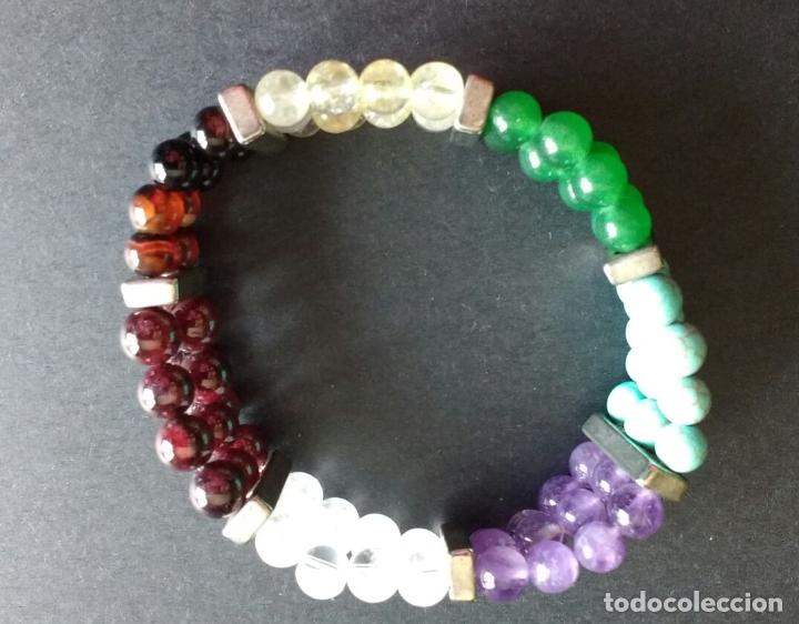 Joalharia: Pulsera 7 chakras piedra natural.