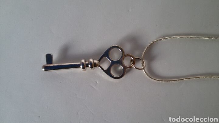 Joyeria: Colgante llave ba&ntilde;o de plata - Foto 1