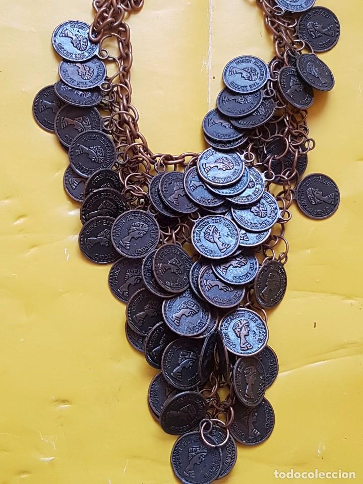 Joyeria: COLLAR EN METAL CON IMITACIONES DE MONEDAS - Foto 3