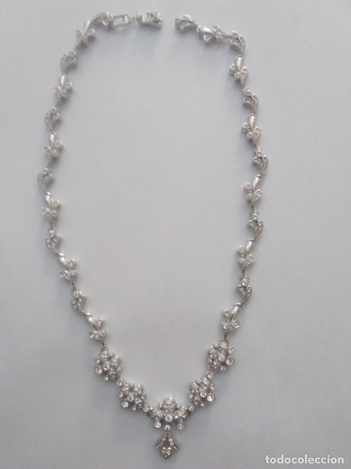 Schmuck: Gargantilla y pendientes de circonita