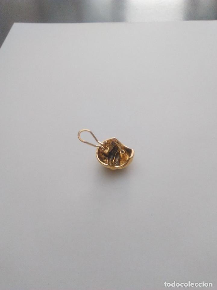 Joyeria: par de pendientes chapados en oro - Foto 2