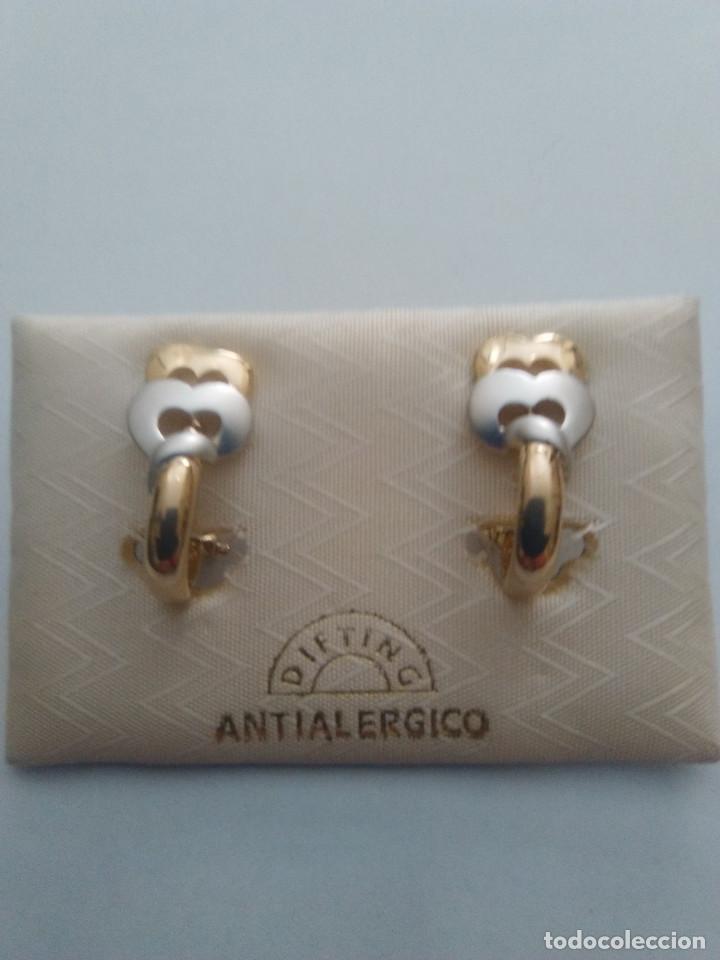 Schmuck: Par de pendientes con chapado vicolor