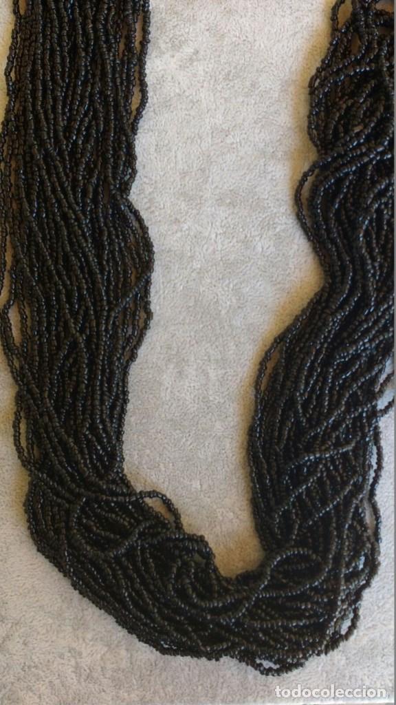 Joyeria: COLLAR ANTIGUO VARIAS TIRAS ROCALLA. - Foto 2
