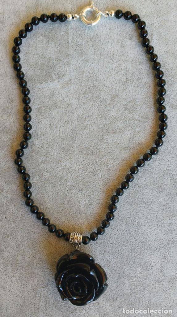 Joyeria: COLLAR &Oacute;NIX CON ROSET&Oacute;N. - Foto 1