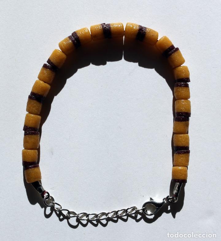 Joalharia: PULSERA REALIZADA CON ANTIGUAS CUENTAS TRIBALES DE VIDRIO FUNDIDO
