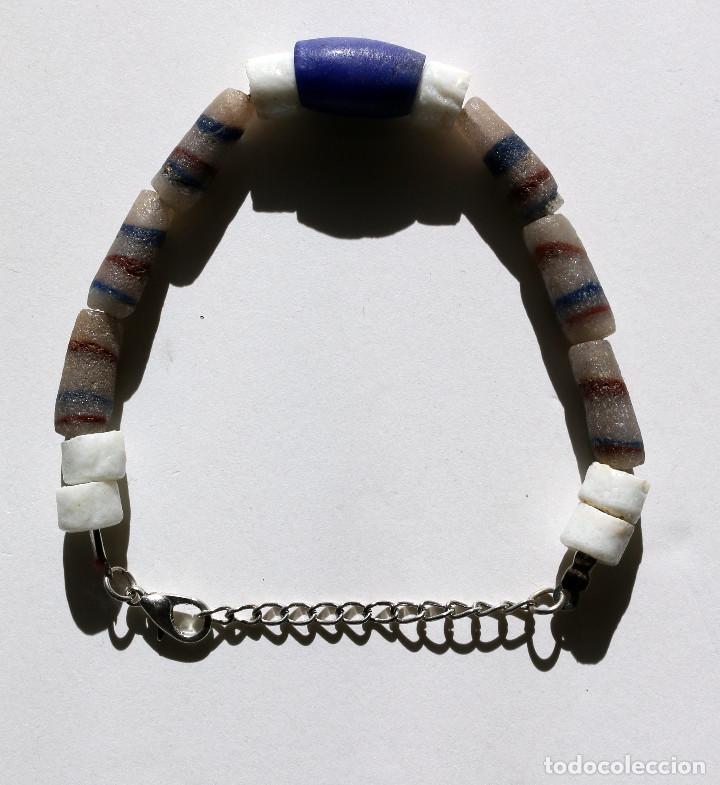 Gioielleria: PULSERA REALIZADA CON ANTIGUAS CUENTAS TRIBALES DE VIDRIO FUNDIDO