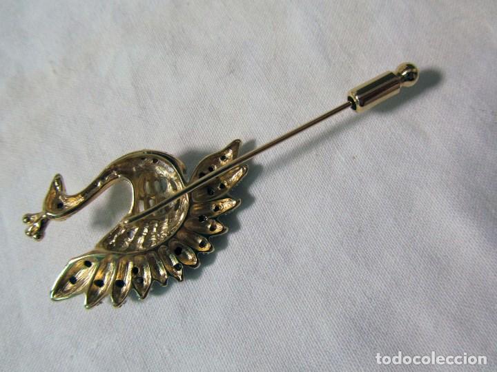 Joyeria: Alfiler con pedrer&iacute;a en forma de pavo real - Foto 5