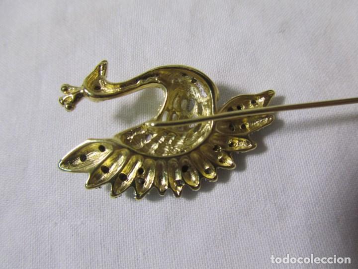 Joyeria: Alfiler con pedrer&iacute;a en forma de pavo real - Foto 6