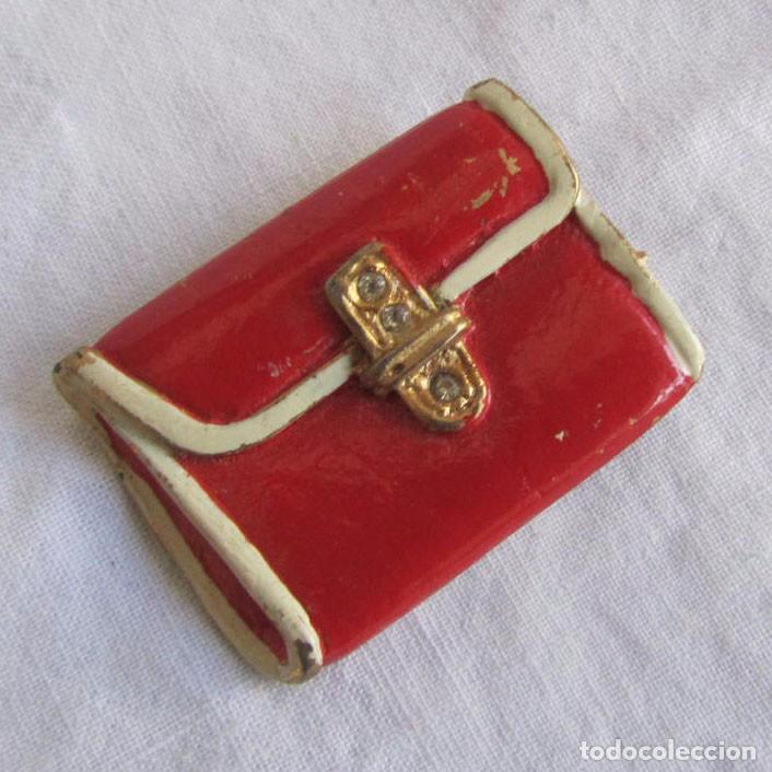 Joyeria: Broche de bronce en forma de cartera - Foto 1
