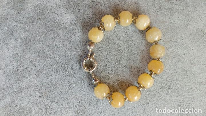 Joyeria: pulsera de jade natural amarillo - Foto 1