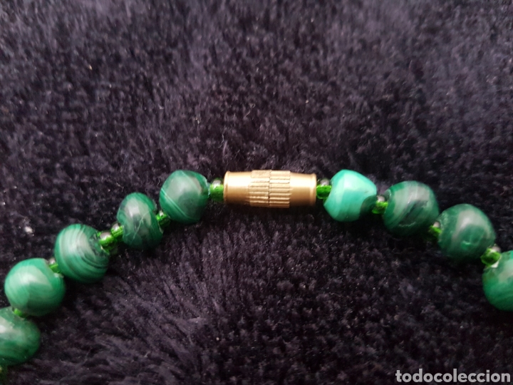 Joyeria: COLLAR de MALAQUITA VERDE 55 CM - Foto 4