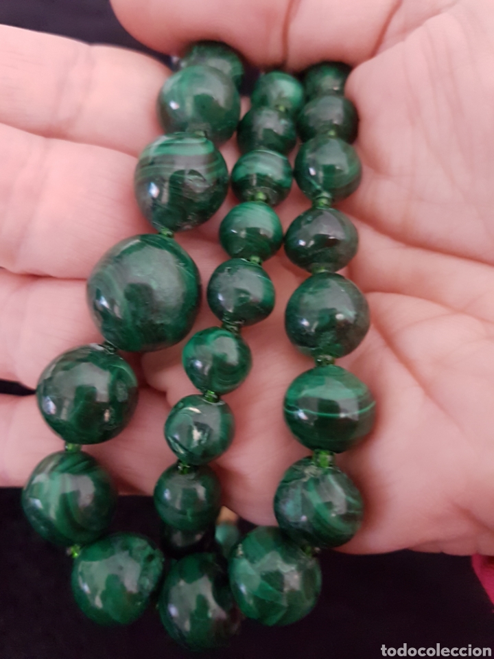 Joyeria: COLLAR de MALAQUITA VERDE 55 CM - Foto 1