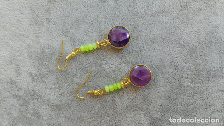 Joyeria: collar &aacute;gata te&ntilde;ida con amatista - Foto 2