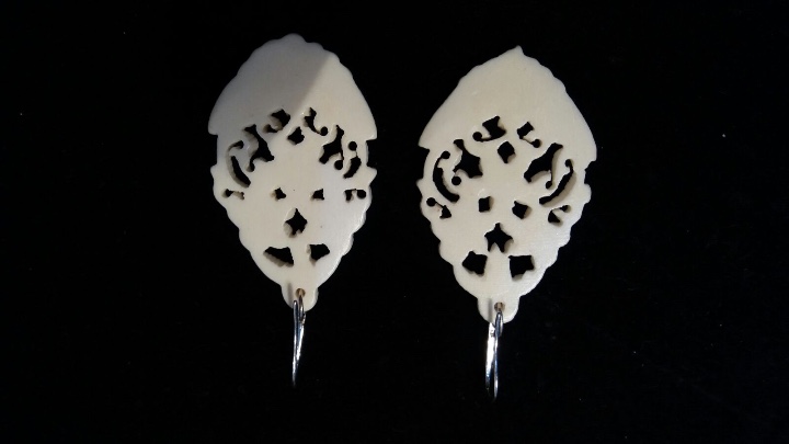 Joyeria: pendientes de resina - Foto 3