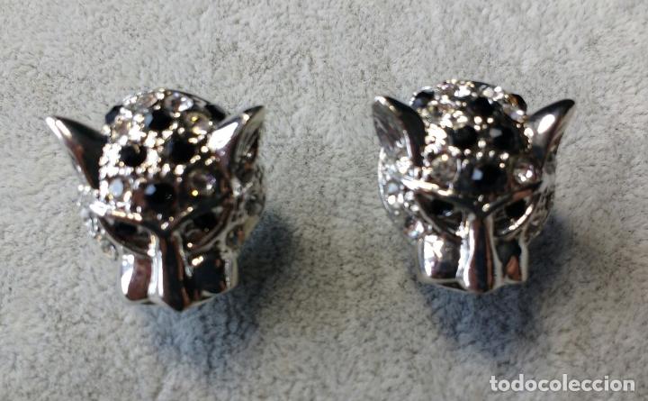 Joaillerie: PENDIENTES CABEZAS DE PANTERAS