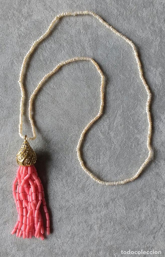 Gioielleria: COLLAR DE PERLITAS Y CORAL ROSA
