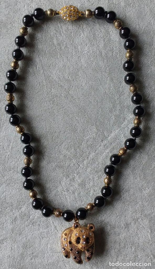 Joyeria: COLLAR DE &Oacute;NIX CON OSITO. - Foto 1
