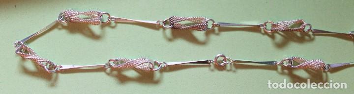 Joyeria: Antigua gargantilla plata - Foto 2