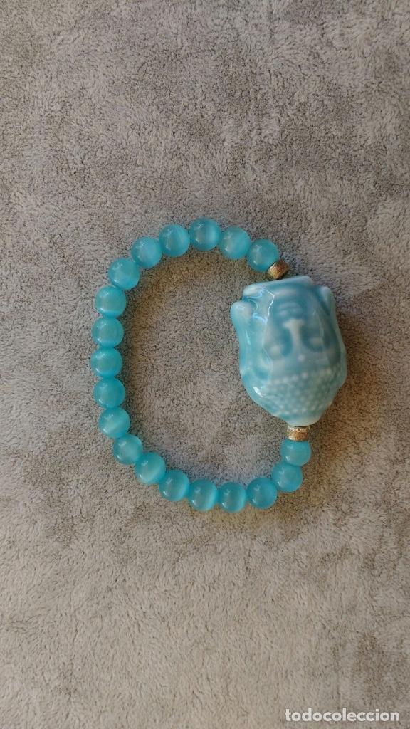 Joyeria: pulsera ojo de gato con buddha - Foto 1