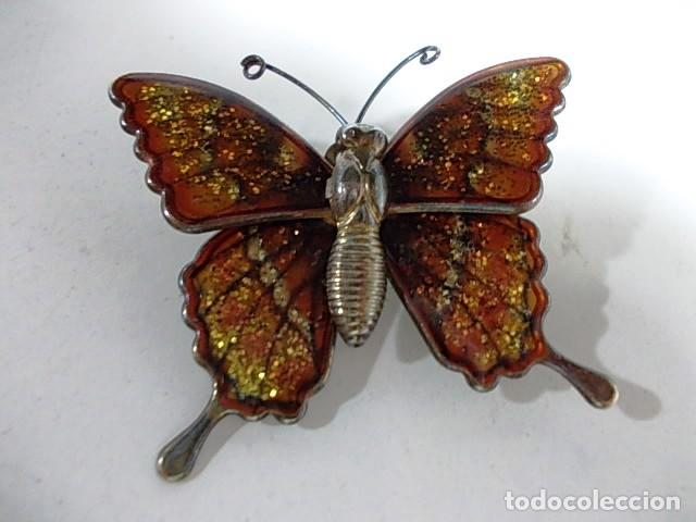 Joyeria: ANTIGUO BROCHE MARIPOSA - Foto 1