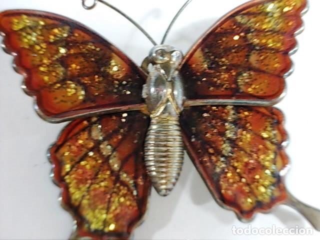 Joyeria: ANTIGUO BROCHE MARIPOSA - Foto 2