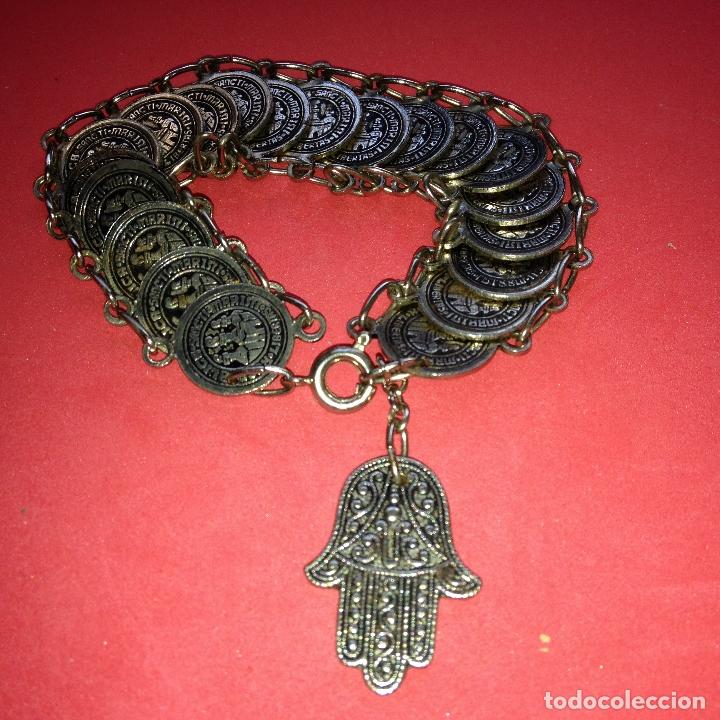 Joyeria: PULSERA MONEDAS Y MANO DE FATIMA - Foto 1