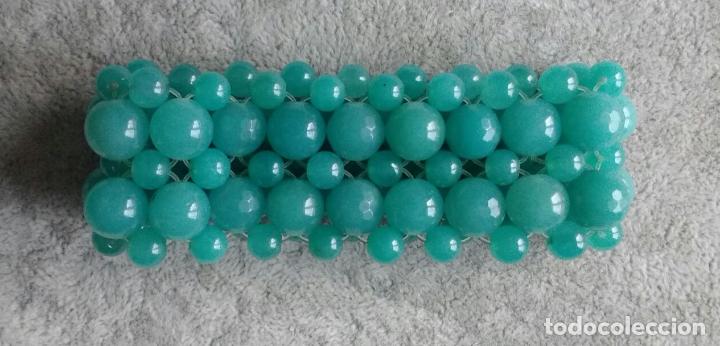 Joyeria: PULSERA DE 5 TIRAS DE &Aacute;GATA TURQUESA.