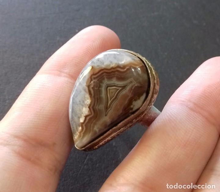 Joyeria: Anillo vintage en Plata de Ley y &Aacute;gata - Foto 2
