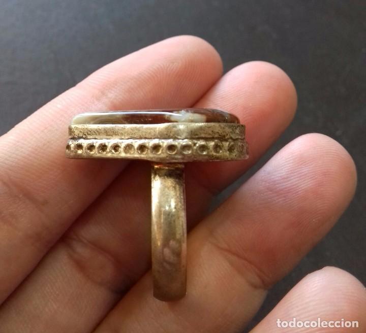 Joyeria: Anillo vintage en Plata de Ley y &Aacute;gata - Foto 7