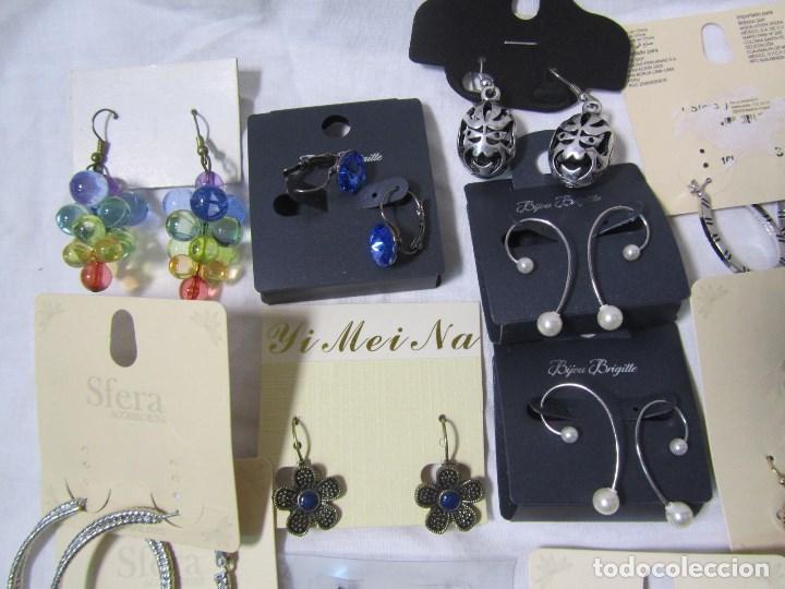 Joyeria: 34 pares de pendientes de colgar. Sin uso - Foto 4