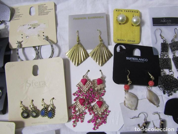 Joyeria: 34 pares de pendientes de colgar. Sin uso - Foto 5