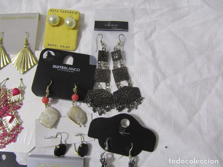 Joyeria: 34 pares de pendientes de colgar. Sin uso - Foto 6