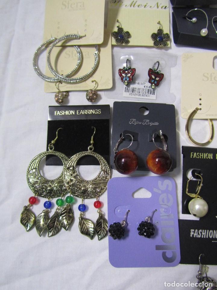 Joyeria: 34 pares de pendientes de colgar. Sin uso - Foto 7