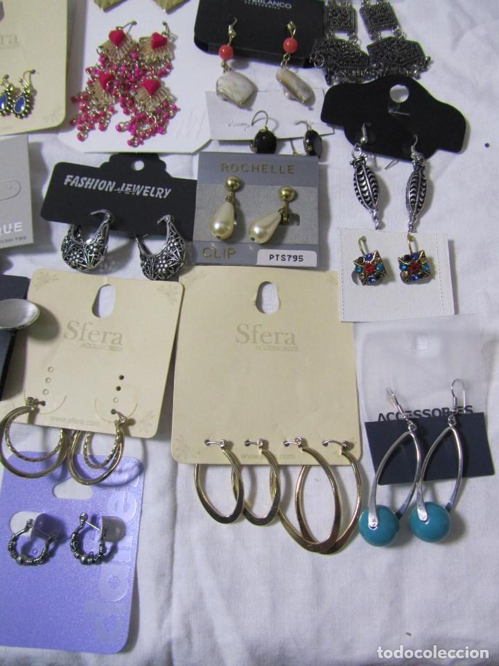 Joyeria: 34 pares de pendientes de colgar. Sin uso - Foto 9