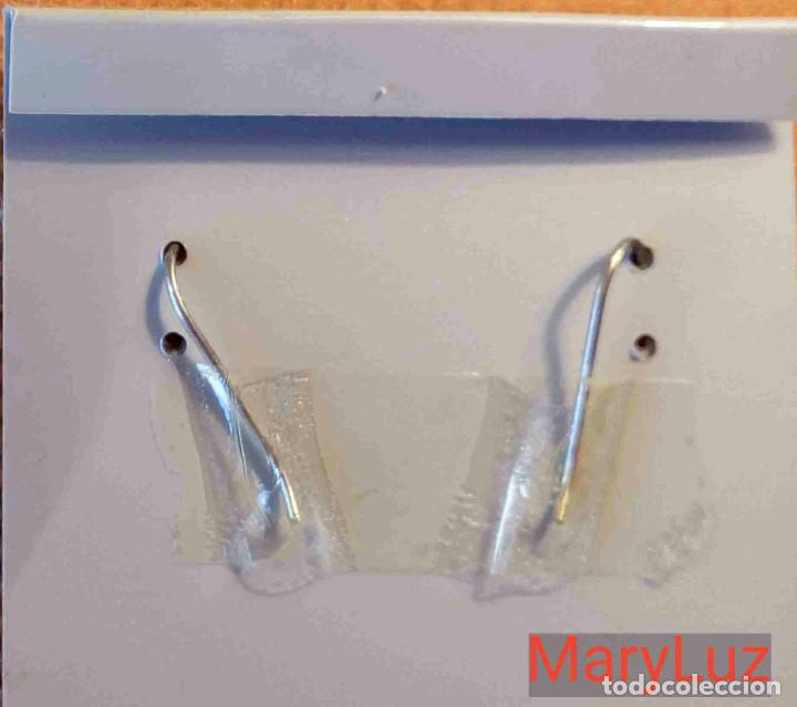 Joyeria: PENDIENTES DE PLATA. A&ntilde;os 80-90. Sin usar. - Foto 5
