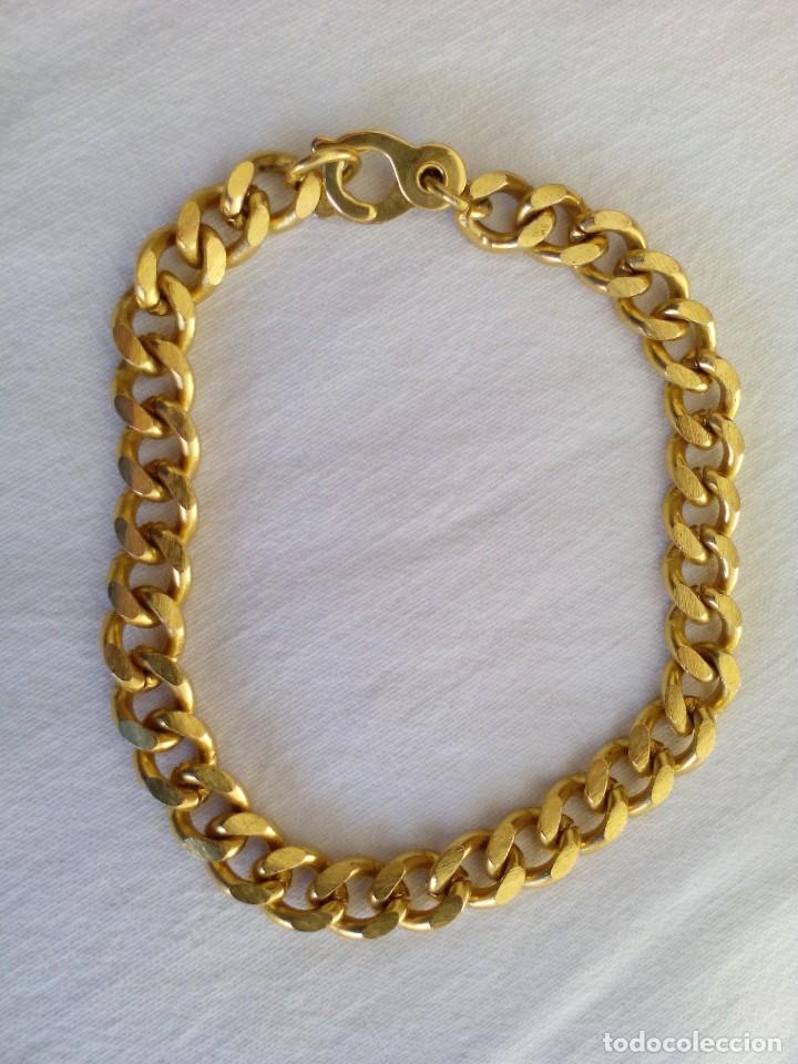 Joyeria: seis pulseras de metal dorado - Foto 5