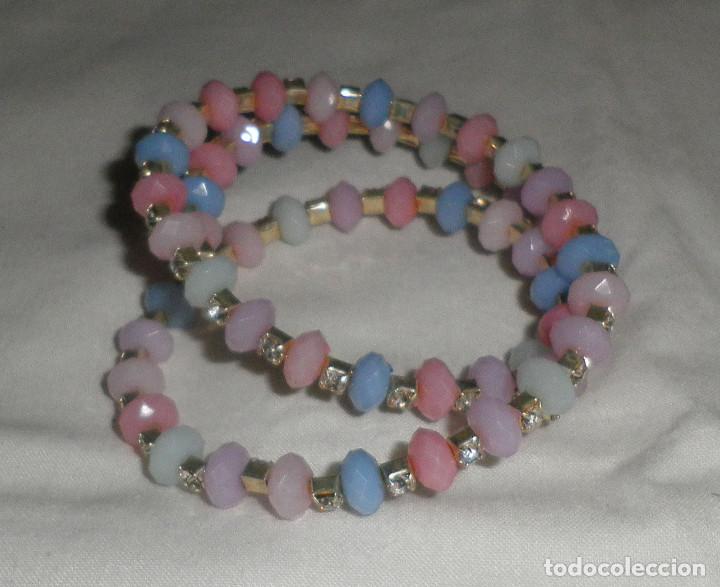 Joyeria: pulsera extensible piedras y metal - Foto 1
