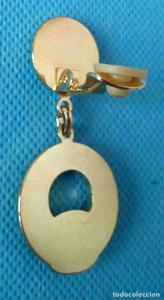 Joyeria: PENDIENTES DE PIEL. De pinza. A&ntilde;os 90. Sin usar. - Foto 5