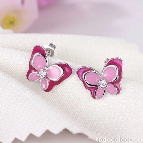 Joyeria: Pendientes mariposa plata ENV&Iacute;O GRATIS!! - Foto 1