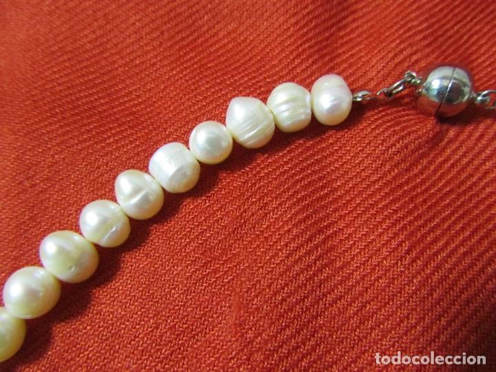 Joyeria: Collar de perlas de agua dulce Broche im&aacute;n - Foto 5
