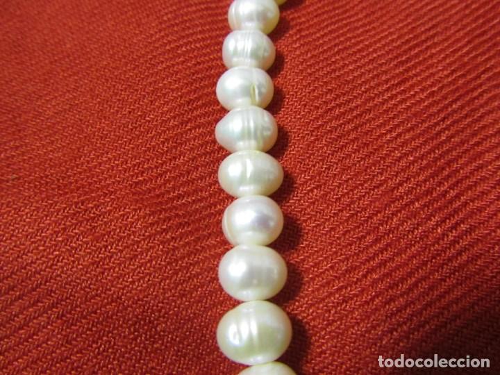 Joyeria: Collar de perlas de agua dulce Broche im&aacute;n - Foto 6